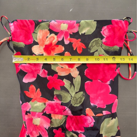 BB EXCLUSIVE LA Catch Cowl Neck Mini Dress Black Floral - Picture 11 of 13